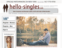 Tablet Screenshot of hello-singles.com